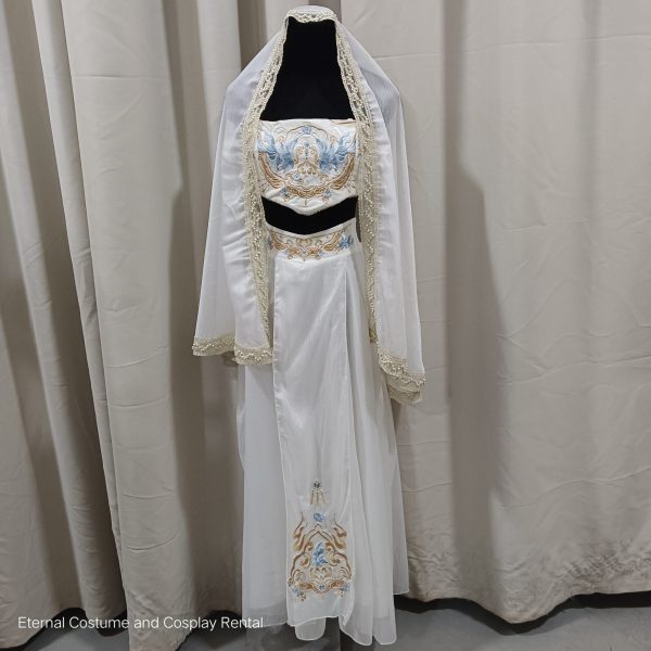 MIDDLE EAST Persian Style Costume Female White Size XS - S for Rent
