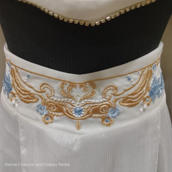 MIDDLE EAST Persian Style Costume Female White Size XS - S for Rent - Image 4