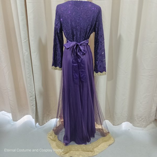 MIDDLE EAST Turkish/Egypt/Arabian Traditional Style Robe Female Purple Size UP TO XL for Rent - Image 2