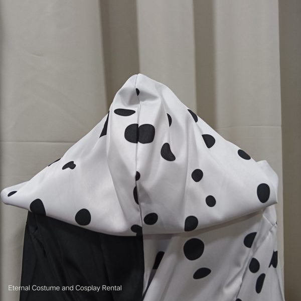 MOVIE Character Cruella 2019 Villian Black and White Colour Female Size XL for Rent - Image 7