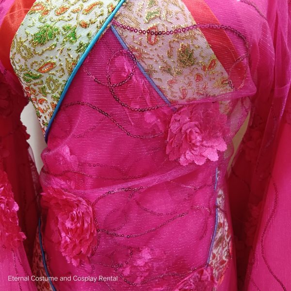 CHINESE Simple Costume Style Female Pink Colour Long Free Size for Rent - Image 7