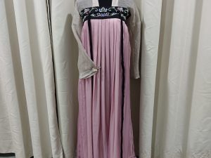 CHINESE Tang Dynasty Style Costume Grey & Pink Female Size S - L Wearer for Rent