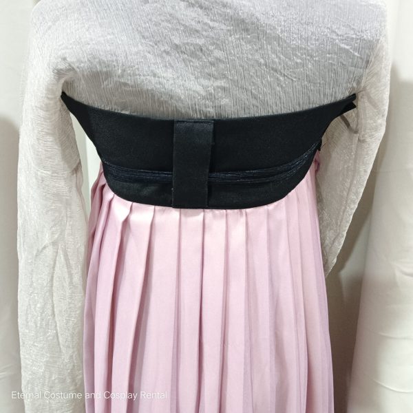 CHINESE Tang Dynasty Style Costume Grey & Pink Female Size S - L Wearer for Rent - Image 4