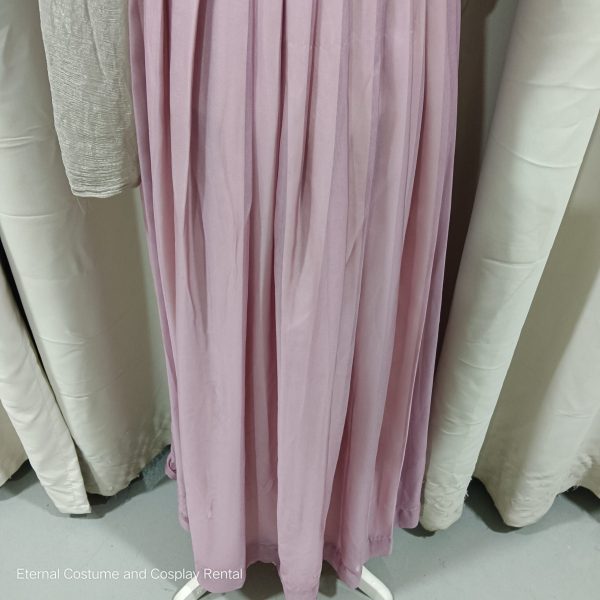 CHINESE Tang Dynasty Style Costume Grey & Pink Female Size S - L Wearer for Rent - Image 5