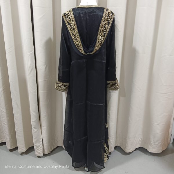 Black Turkish / Arabian Style Costume Free Size Up to XXL for Rent - Image 2