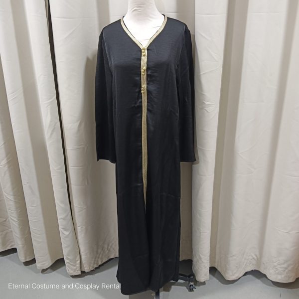 Black Turkish / Arabian Style Costume Free Size Up to XXL for Rent - Image 3