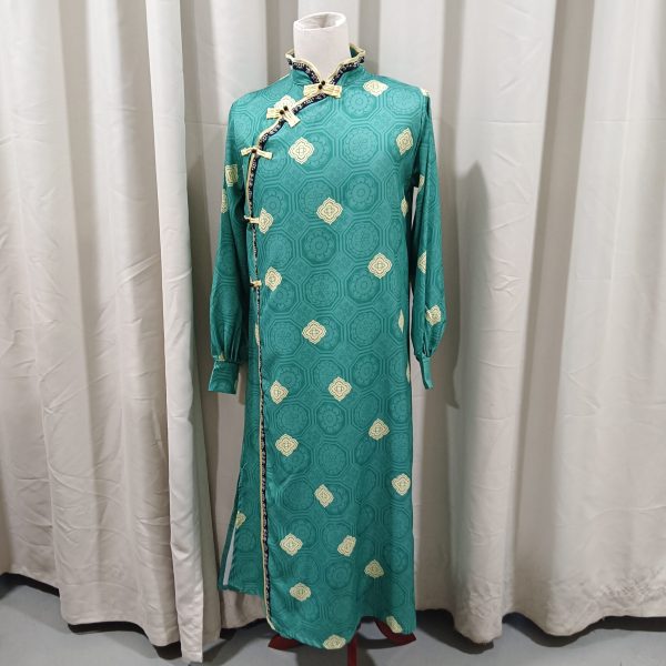 TIBET Style Costume UNISEX Male&Female Turquoise Green Size M - XL for Rent - Image 5