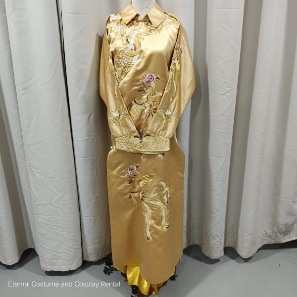 CHINESE Qing Dynasty Palace Queen Costume Yellow Empress FuCa YanXiGongLue Drama Story of YanXi Palace (延禧攻略富察皇后) Free Size High Quality for Rent