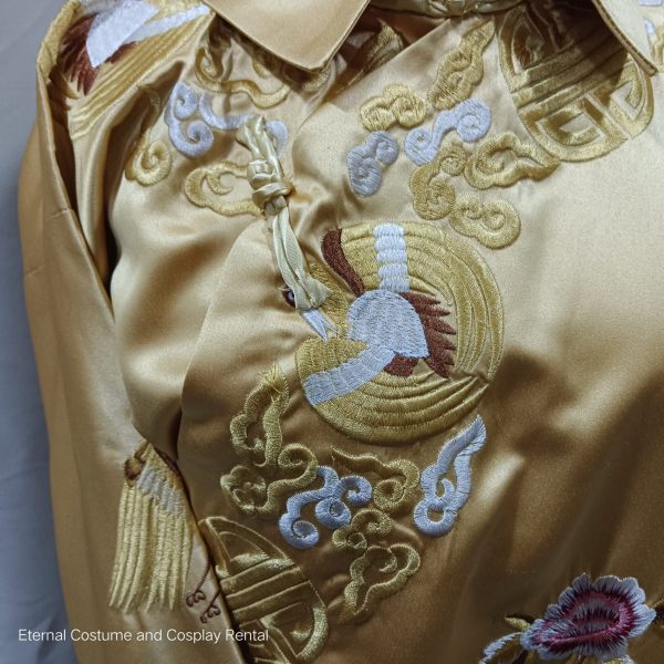 CHINESE Qing Dynasty Palace Queen Costume Yellow Empress FuCa YanXiGongLue Drama Story of YanXi Palace (延禧攻略富察皇后) Free Size High Quality for Rent - Image 3