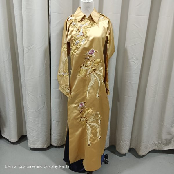 CHINESE Qing Dynasty Palace Queen Costume Yellow Empress FuCa YanXiGongLue Drama Story of YanXi Palace (延禧攻略富察皇后) Free Size High Quality for Rent - Image 2
