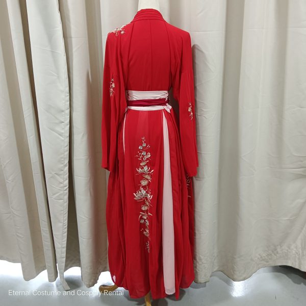 Chinese Female HanFu Red (红色汉服女) for Rent - Image 6