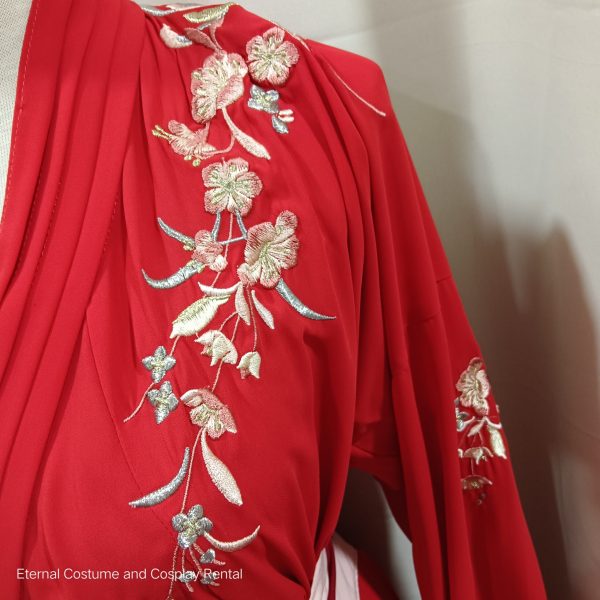 Chinese Female HanFu Red (红色汉服女) for Rent - Image 8
