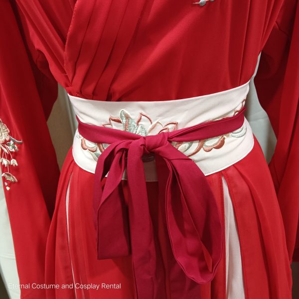 Chinese Female HanFu Red (红色汉服女) for Rent - Image 10