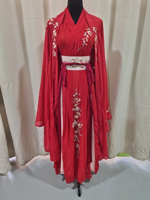 Chinese Female HanFu Red (红色汉服女) for Rent - Image 3